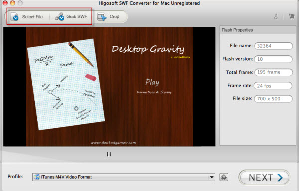 convert SWF to MP3 on Mac