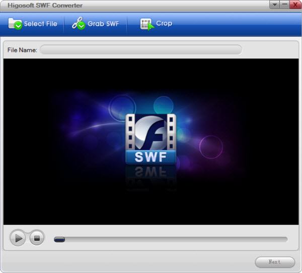 convert swf to png with Higosoft SWF Converter