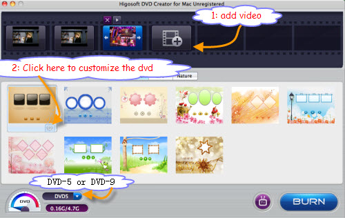 add video to dvd create for mac