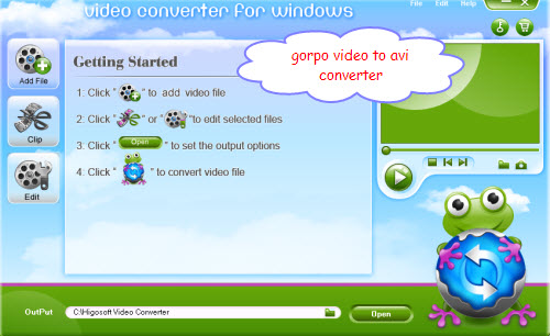 Gopro Video to AVI Converter