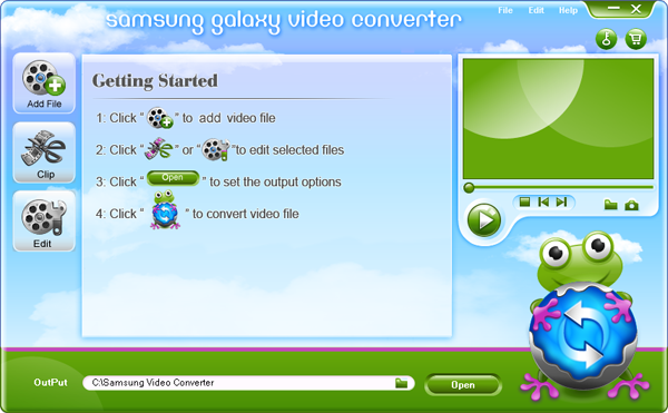 Samsung Galaxy Video Converter Screenshot