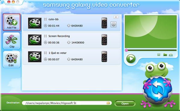 convert flv to Samsung