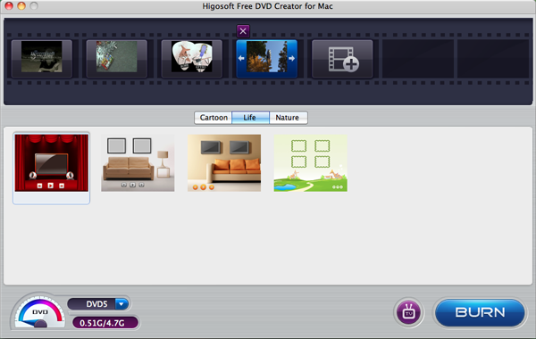 free dvd creator mac screenshot